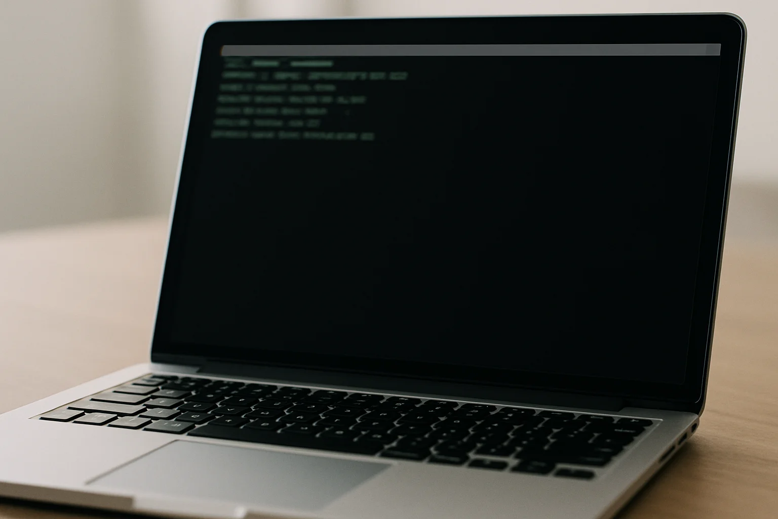 Gros plan sur un terminal d’ordinateur portable affichant uniquement la réponse d’en-têtes HTTP avec curl.