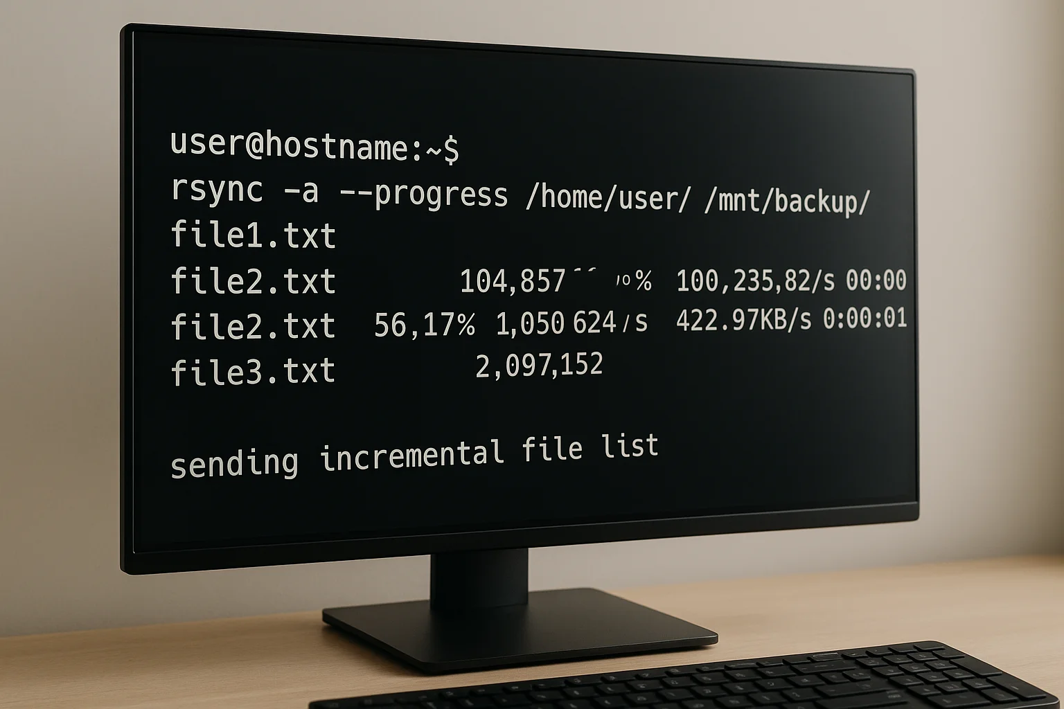 Sauvegarder un serveur Linux avec rsync sans erreur